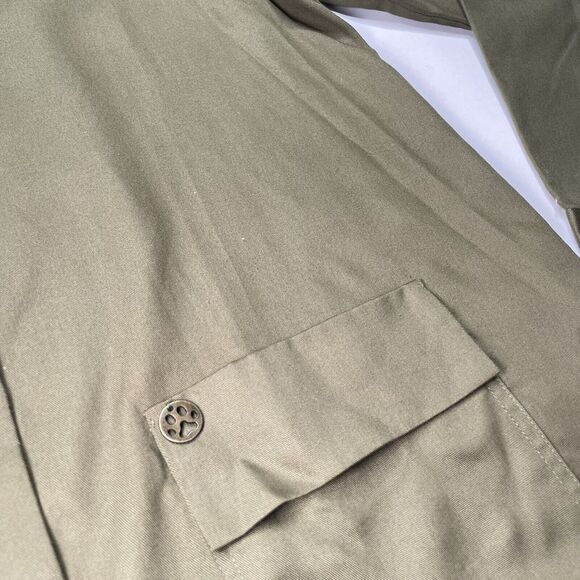 Nicobar Women's Military Utility Green Shirt Jacket Tencel Size Medium Chic - Picture 8 of 12